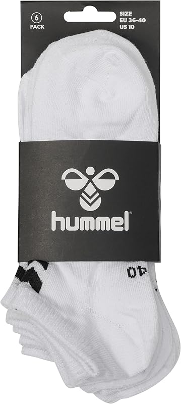 Chevron 6-Pack Ankle Socken Weiss, 41-45 Ohne Geschlecht
