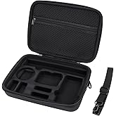 Osmo Action 5 Pro Carrying Storage Case for DJI Osmo Action 5 Pro/Action 4 3, Surface Waterproof Travel Portable Hard Bag Compatible With DJI Osmo Action 5 Pro/4/3 Adventure Combo Outdoor Travel kit