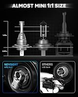 NOVSIGHT H7 LED Headlight Bulbs 90W 30000LM 6500K IP68 Pack of 2 view 3