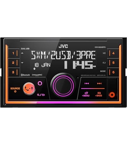 Amazon.com: JVC KW-X840BTS Bluetooth Car Stereo Receiver with USB