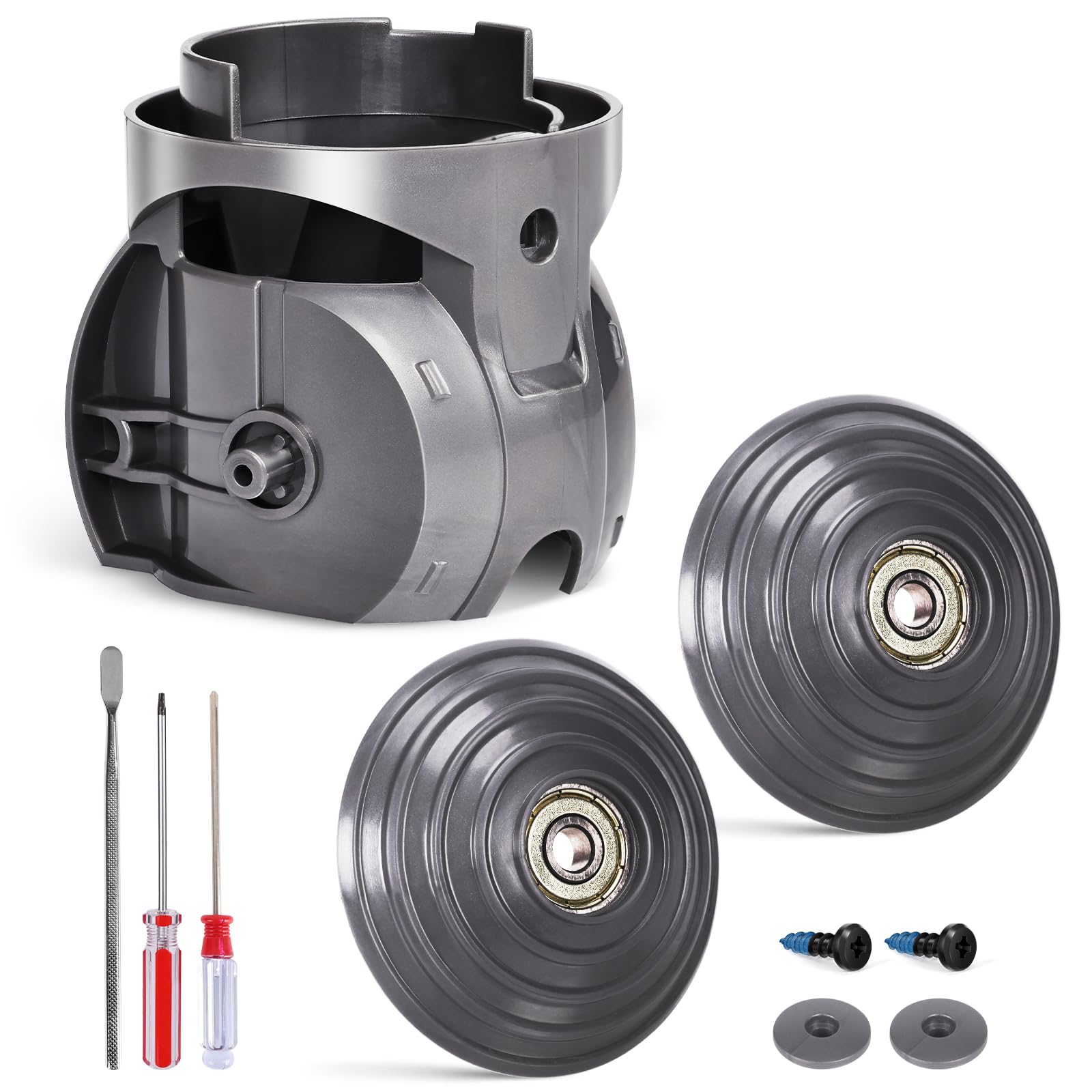 Photo 1 of Upgraded Ball Wheel+ High Torque Cleaner Head Connector Compatible with Dyson Outsize/V10/V11/V15/XL Head Cordless Vacuum Replacement Parts 100w Accessories