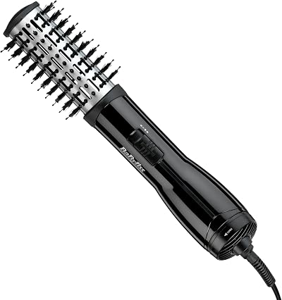 BaByliss Flawless Volume Hot Air Brush Titanium-Ceramic 38mm Barrel Black 2764U