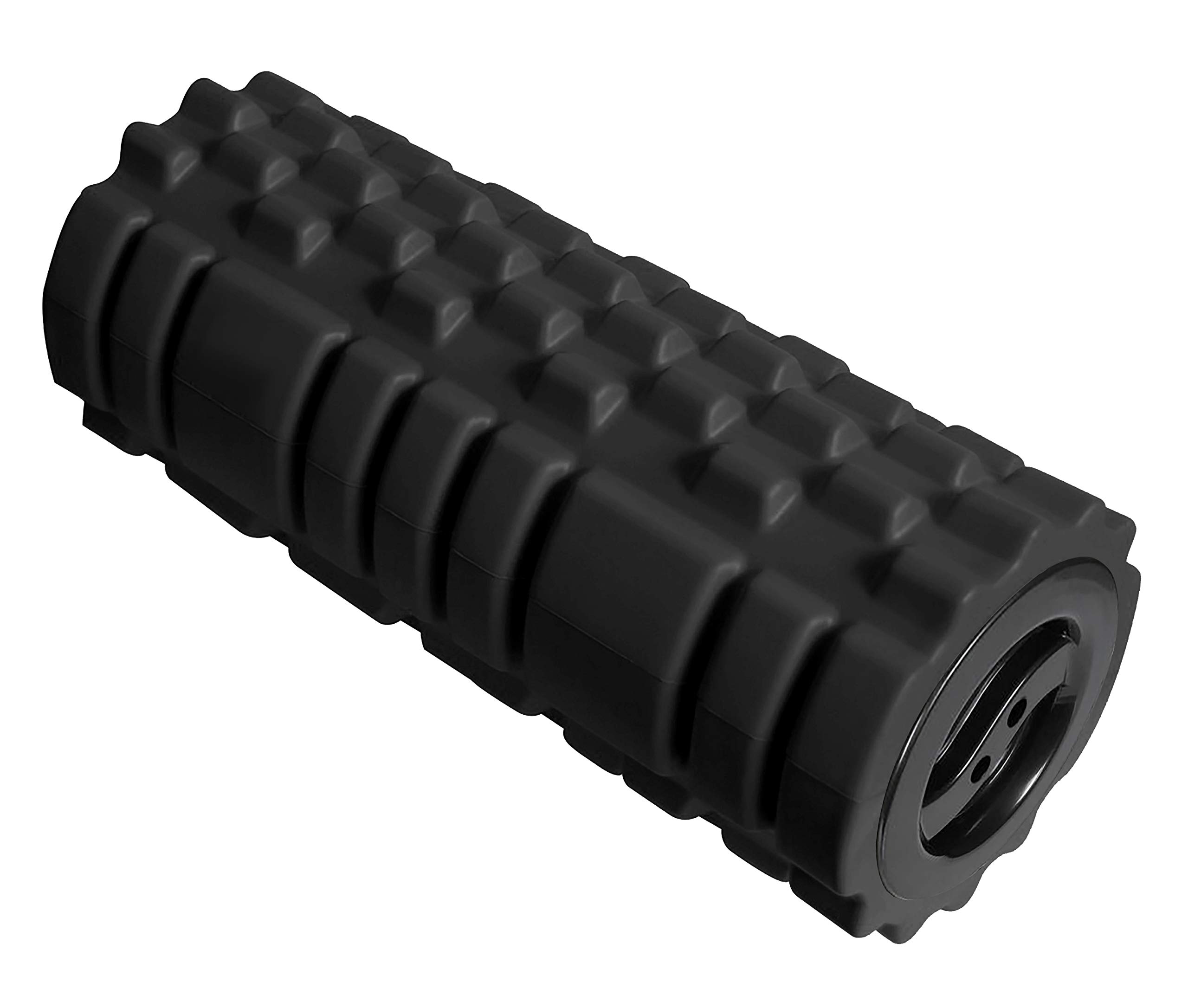 Unilux 400125220 Roller Feet Rollable Footrest in Black, Cylindrical Massage Footrest Fitness Roller Sports Roller Therapy Roller for Effective Self Massage and Fascia Training During Work