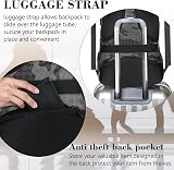 MATEIN Travel Laptop Backpack 15.6 Inch Anti Theft Water Resistant Grey view 6