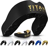 Titan Armour Dual-Layer Gum Shield Mouth Guard Case Inc Adults & Junior view 1