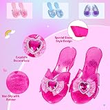 LOYO Princess Shoes Dress Up Set for Girls 3-6 Years Shoes Wands Jewellery view 3