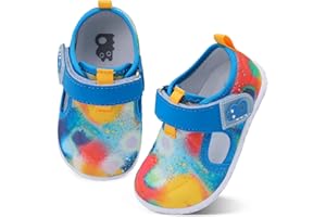 Besroad Toddler Sneakers Boys Girls Breathable Lightweight Walking Shoes Kids Running Athletic Tennis Non-Slip Daily Shoes Sandals…