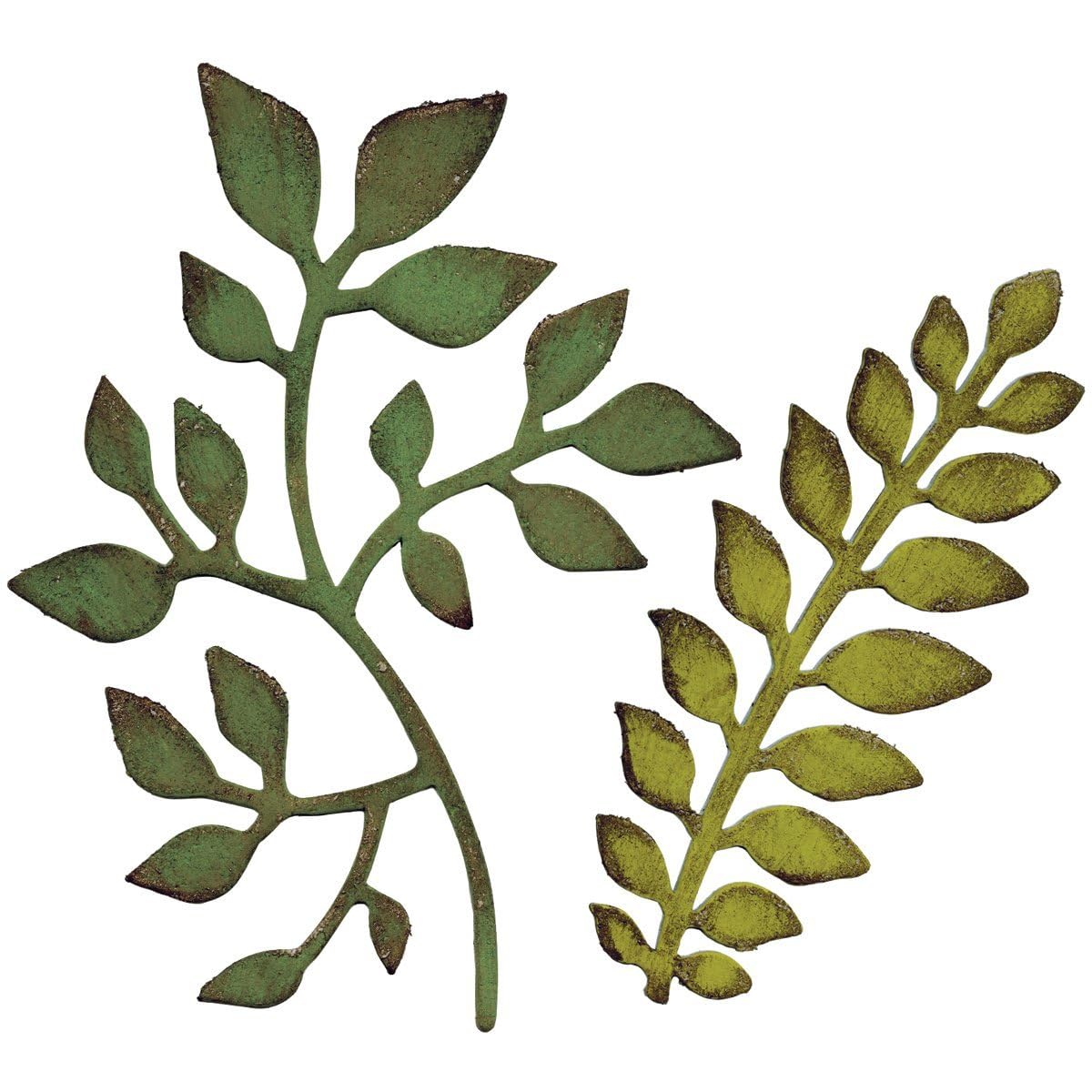 Sizzix Bigz Die 659436, Garden Greens by Tim Holtz, One Size