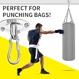 Morzejar 304 Stainless Steel Swing Hook 360° Rotating Heavy Duty Ceiling Hooks view 4