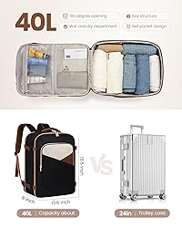 LOVEVOOK Large Travel Backpack for Women&Men,TSA
