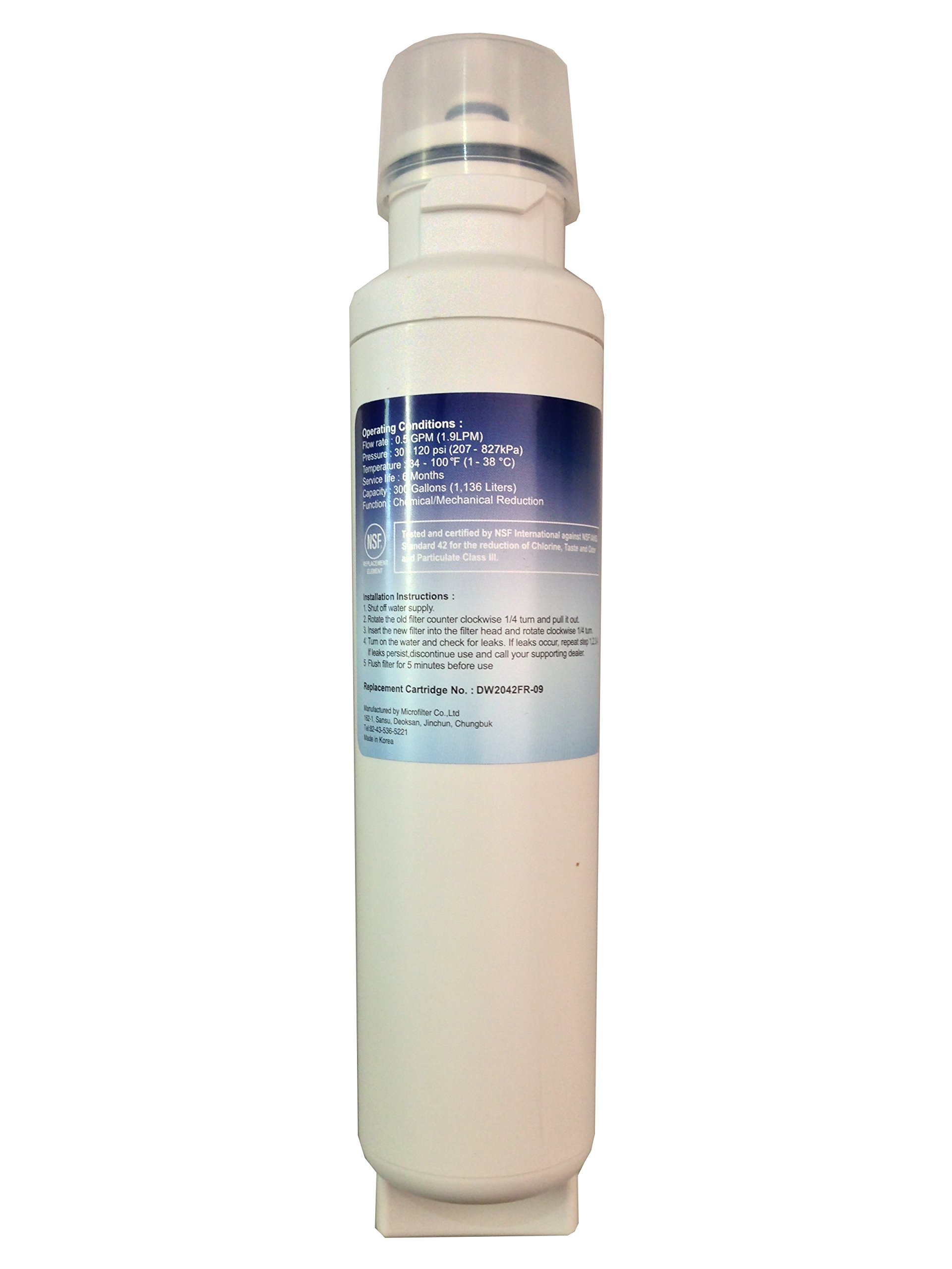 Daewoo DW2042FR-09 GENUINE Aqua Crystal Fridge Water Filter