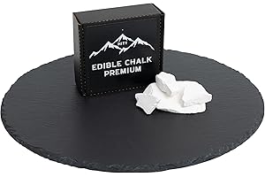 HITT Premium Belgorod Edible Chalk — Satisfying Crunchy Chalk Chunks for Eating, PICA Cravings and ASMR Food Content Creators — Organic, Zero Additives, No Impurities — 3,5 oz / 100 g