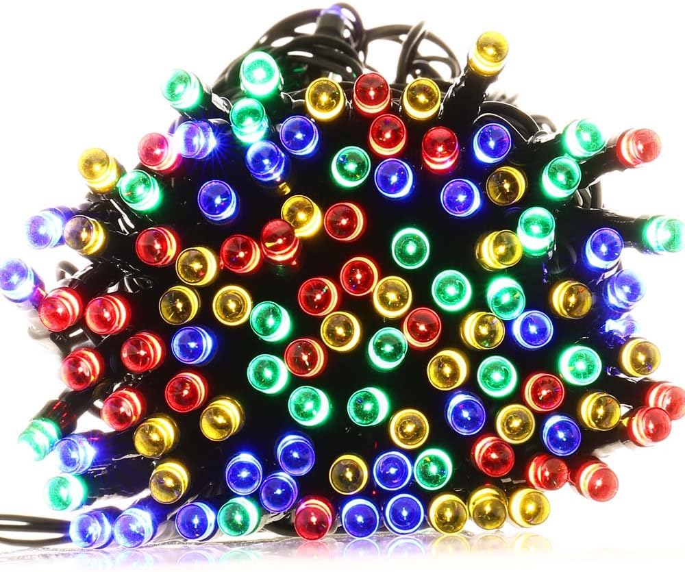 Waterproof Solar String Lights 72ft 200 LED Fairy Lights for Outdoor Garden Landscape Lawn Patio Wedding Party Xmas Tree Home Decoration