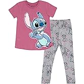 Disney Lilo & Stitch Girls T-Shirt and Leggings Outfit Set Little Kid to Big Kid Sizes (4-14-16)