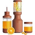 The Beast Mini Blender Plus | Mini Countertop Kitchen Blender | Blend Smoothies and Shakes, Dressings, Sauces, Dips | Extra Vessels, Straw Cap and Straws Included | 600W (Terra)