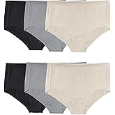 Fruit of the Loom Women's Plus Size Underwear Briefs, Fit for Me, Designed to Fit Your Curves