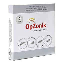 OpZonik 3m - 2Pack LC/APC to SC/APC Fiber Optic