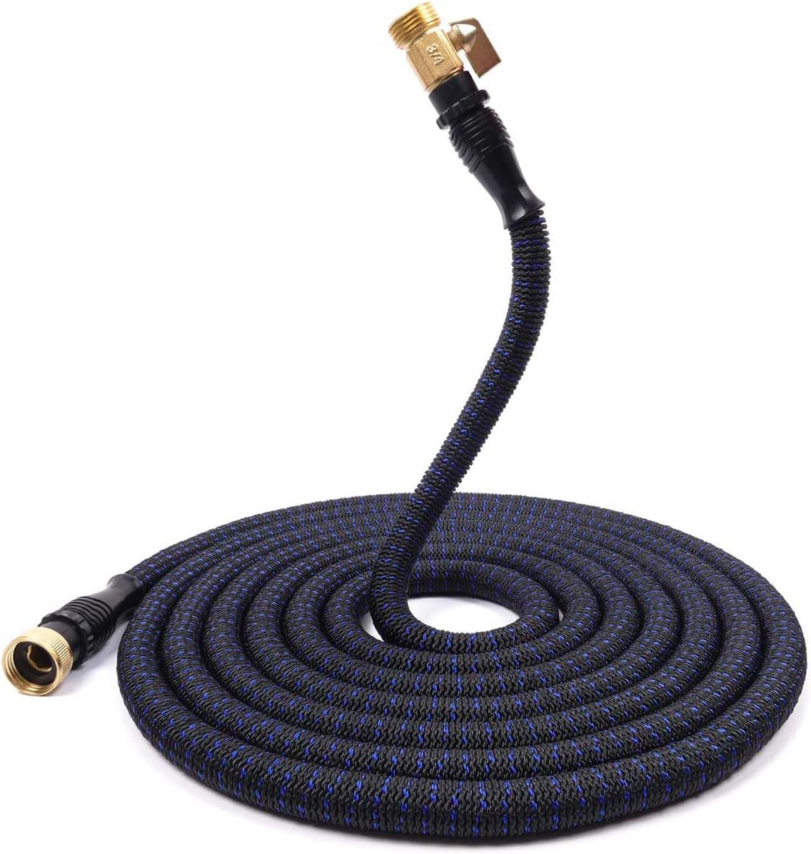 AOFAN New Version 50ft Garden Hose Expandable Flexible Water Hose with Triple Latex Core, 3/4" Solid Brass Fittings & Extra Strength Outer Fabric for Garden Watering, Pet Showering & Car Washing: Home Improvement