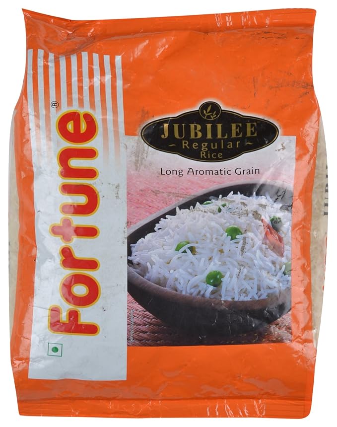 Fortune Rice Jubilee Regular Basmati Rice, 1kg Pack Amazon.in Grocery & Gourmet Foods