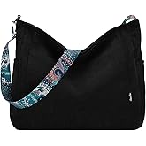 Chase Chic Corduroy Tote Bag for Women, Large Messenger Bag Crossbody Hobo Bag Convertible Shoulder Handbag for Work