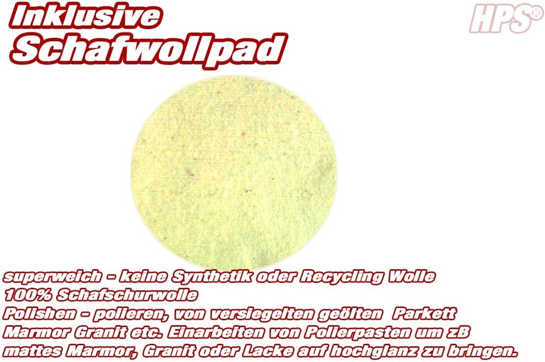 HPS® 12 Piece Pad Set 5XGREEN, 5XWHITE Pads and 2XSHEEPWOOL Polishing Pad - Image 4