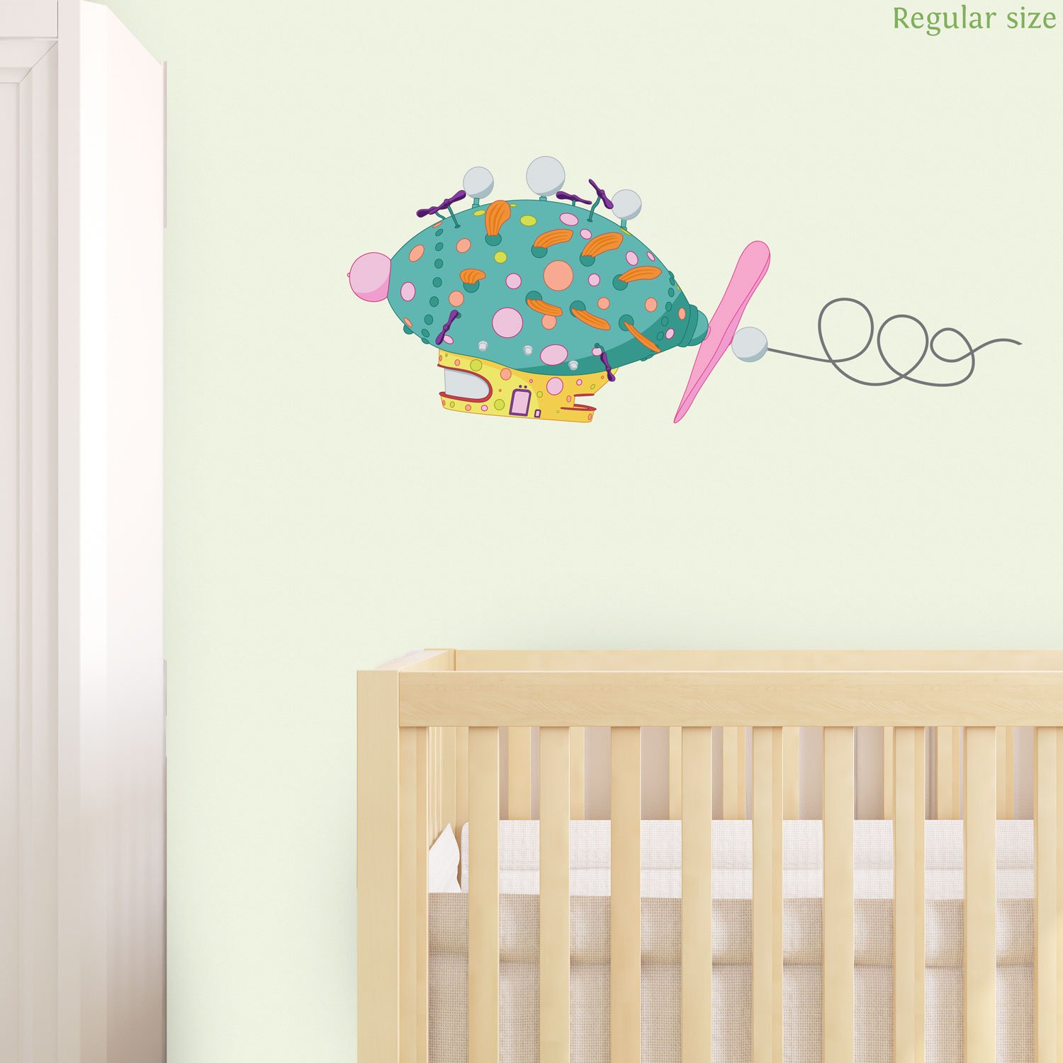 Pinky Ponk wall Sticker (Regular Size) | Official in The Night Garden wall Sticker