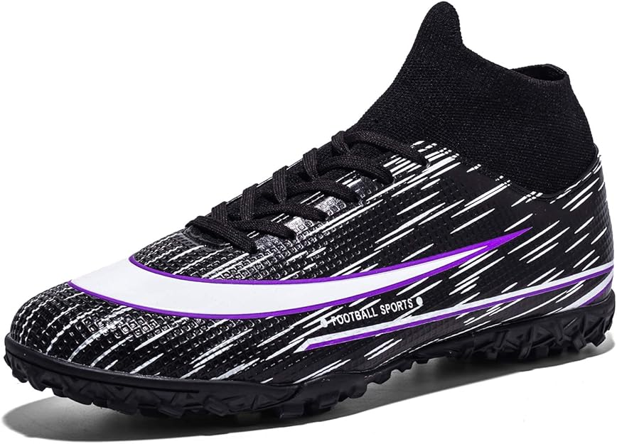 HLZ Men's Soccer Boots Football Shoes Running Walking Athletic Shoes