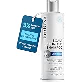 ProBliva Psoriasis Shampoo: Scalp Shampoo for Psoriasis, Seborrheic Dermatitis &amp; Dandruff with 3% Salicylic Acid - Helps Relieve Itching, Flaking, Scaling &amp; Buildup - Scalp Treatment, 8.4 fl.oz