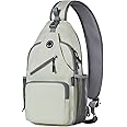 Javolto Crossbody Sling Bag for Men with Adjustable Shoulder Strap Shoulder Backpack Chest Bag Travel Hiking Daypacks