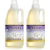 MRS. MEYER'S CLEAN DAY Liquid Laundry Detergent, Infused with Essential Oils, Compassion Flower, 64 oz - Pack of 2 (128 Loads)