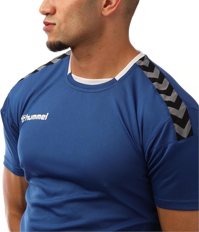 hmlAUTHENTIC Poly Jersey S/S Color: True Blue_Talla: S