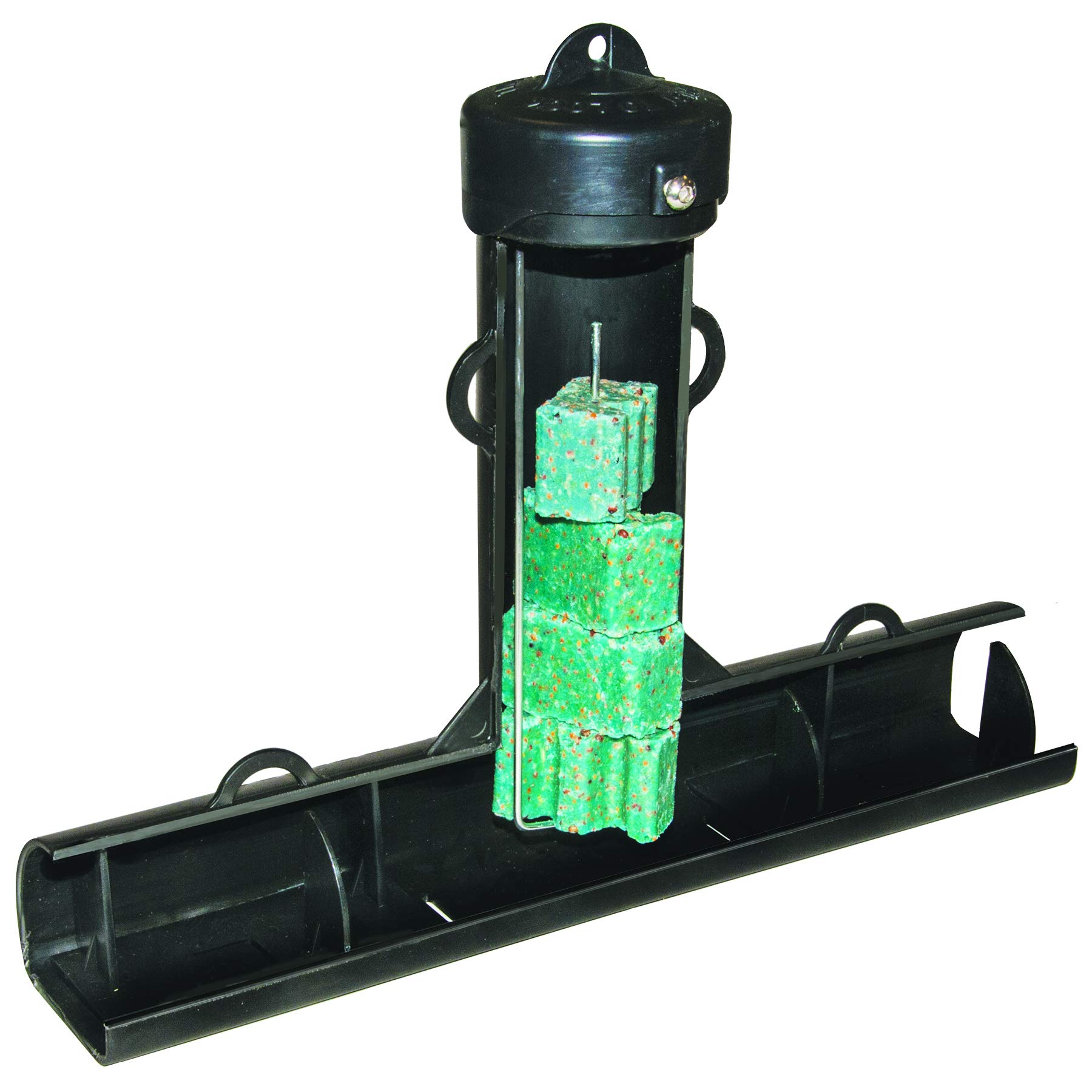 Top Loader Black Plastic Rodent Bait Station – Durable Tamper-Resistant Station for JT Eaton Bait Blocks & Rodenticides