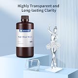 ANYCUBIC High Clear Resin 1000g Transparent Tough Compatible LCD 3D Printer view 3