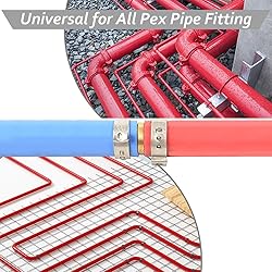 PADTON 50 Pack 5/8 Inch Stainless Steel PEX Cinch