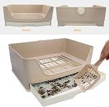 HYLYUN Large Rabbit Litter Tray Box Toilet with Drawer, 40x29x16 cm view 3