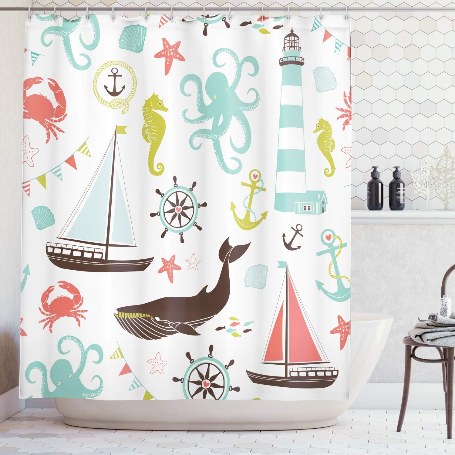 Nautical Shower Curtains The Whole Family Will Love! The Nautical Decor Store
