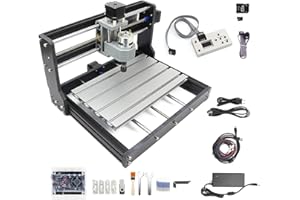 CNCTOPBAOS Upgrade CNC 3018-PRO 3 Axis DIY Mini CNC Router Kit with GRBL Remote Control Offline Controller PVC PCB Acrylic Plastic Wood Cutting Engraving Carving Milling Machine