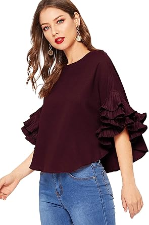 ruffle top amazon