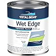 TotalBoat Wet Edge Marine Topside Paint for Boats, Fiberglass, and Wood (Blue-Glo White, 1 Quarts (Pack of 1))