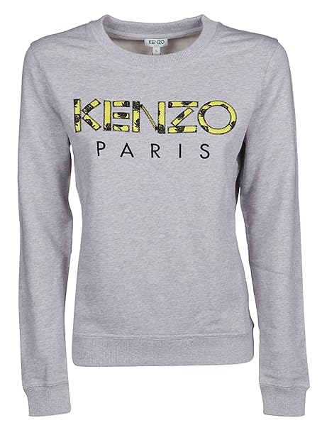 felpa kenzo grigia donna