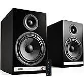 Audioengine HD6 Premium 24 Bit Bookshelf Speakers - Wireless 150W Bluetooth Speakers - Powerful Home Music System - Home Thea