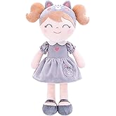 Gloveleya Baby Doll Girl Gifts Soft Plush Kitty Cat Dolls Girls Toy 12" with Gift Box