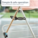 Minky 3 Tier Clothes Airer Folding Corners Silver view 6