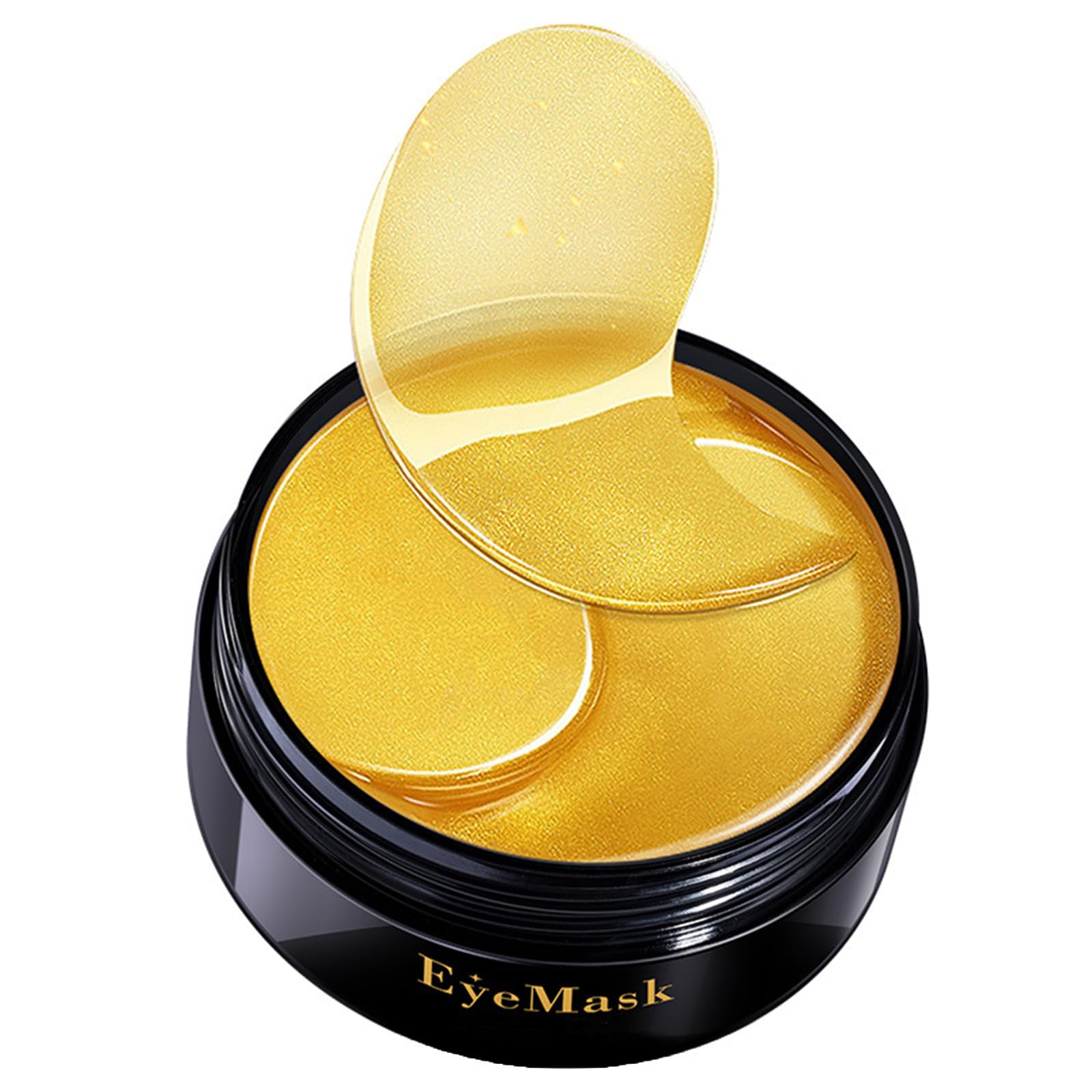 Under Eye Masks,Collagen 24K Gold Under Eye Patches for Puffy Eyes,Dark Circles Bags,Gold Pads Anti-Aging Hyaluronic Acid Moisturiser for Under Eyes Wrinkles, Remove Eye Bags, Hydrating (24K)