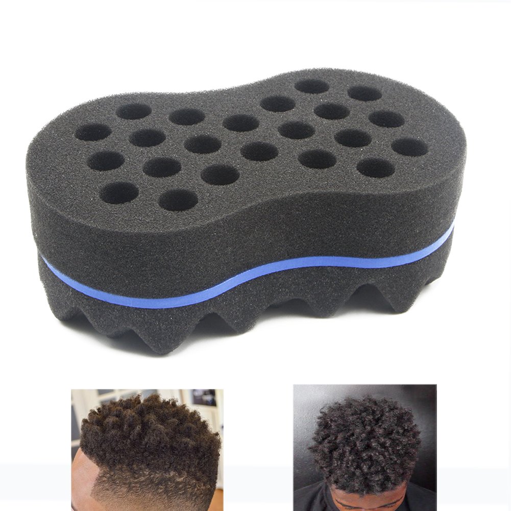 NIRVANA Hair Brush Sponge Twist With Comb Hair Styling