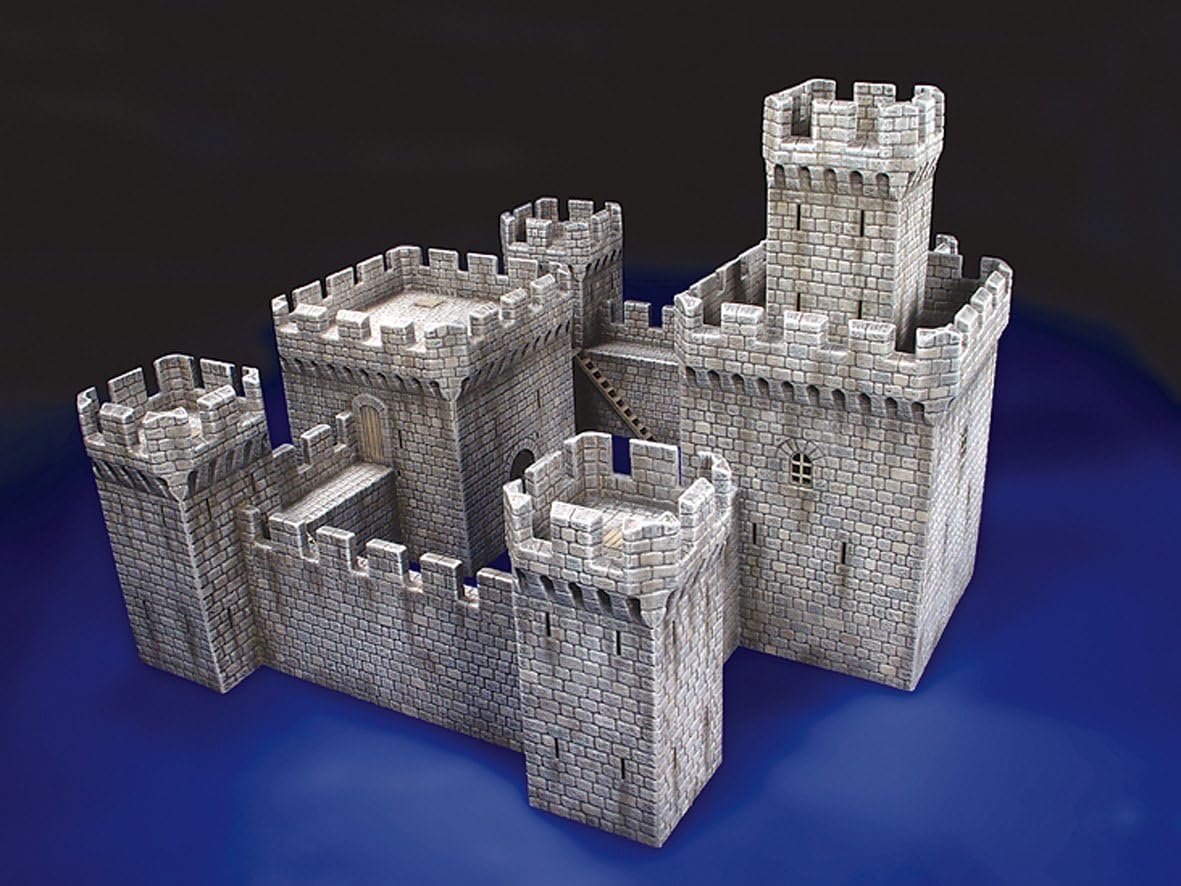 Super Saturday MiniArt 1 72 Scale Medieval Castle Plastic Model Kit