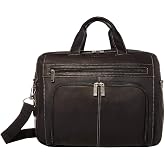 Kenneth Cole REACTION &lsquo;Out of the Bag' Manhattan Colombian Leather 15.6" Laptop Briefcase Travel Business Case Bag