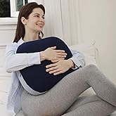 ZonLi Weighted Pillow for Adults 6.5lbs, Navy Blue,Weighted Pillows for Relaxtion,Get Better Sleep,Memory Foam Sensory Body P