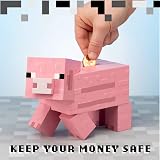 Paladone Minecraft Pig Money Bank Officially Licensed 19cm Kids Gift view 5
