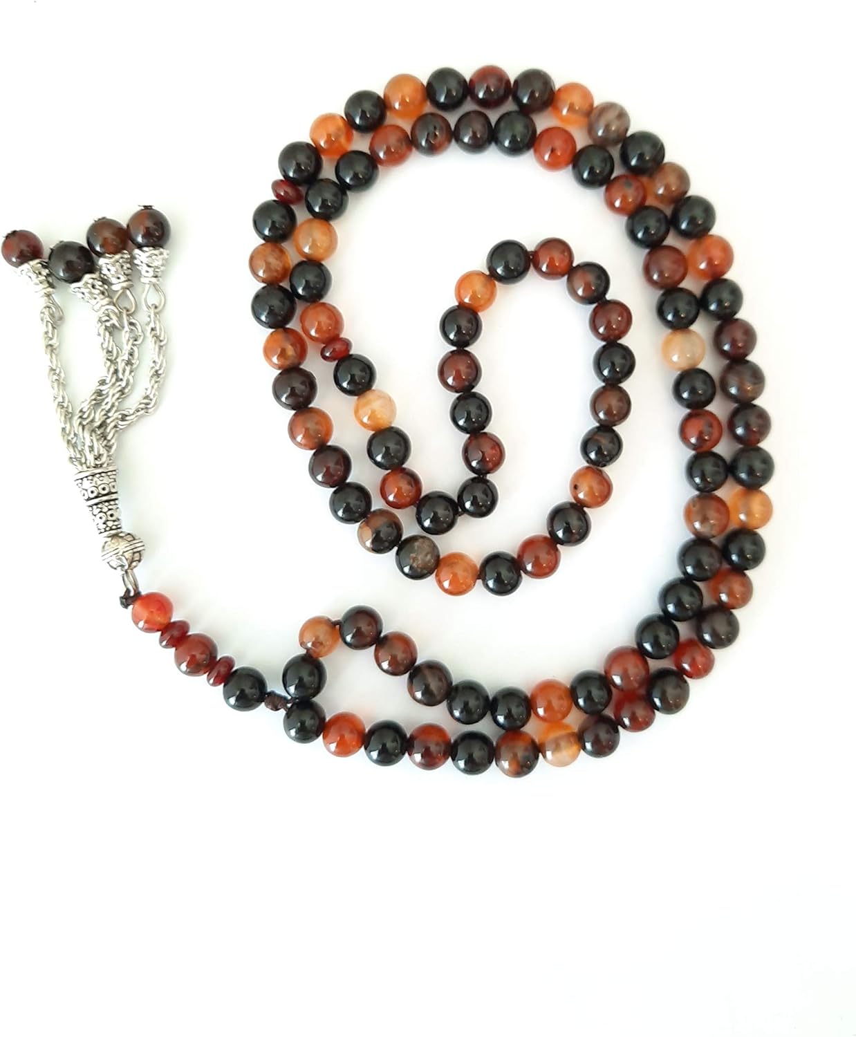 tasbeeh counter beads 99 tasbih prayer beads yemeni aqeeq rosary sibha